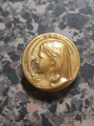 Vintage HNS Holy Name Society Screwback Lapel Pin | eBay