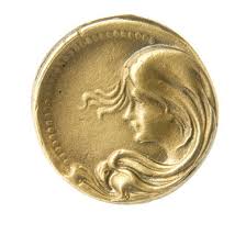 Art Nouveau Woman Ring