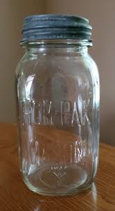Vintage Hom-Pak Mason Quart Jar with Zinc Ball Lid | eBay