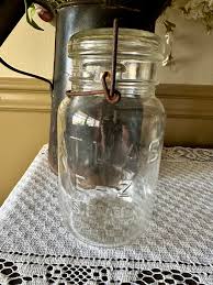 Vintage Hazel Atlas E-Z Seal Quart Glass Jar, Wire Bail - Etsy