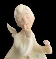 vintage HOMCO angel figurine Bisque Porcelain 1991 made in Japan | eBay