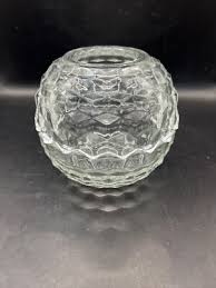 Homco Clear Glass Cubist Style Fairy Lamp | eBay