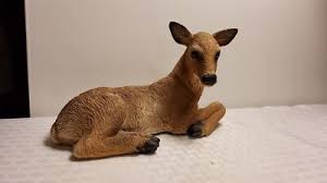 Vintage Homco 6 In. X 9 In. Doe Figurine 1985. Brown | eBay