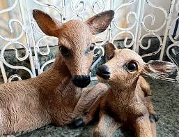 Vintage Home Interiors Homco Deer Figurines - Etsy Israel