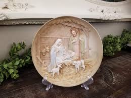 Vintage Homco Raised Decorative Ceramic Christmas Holiday ...