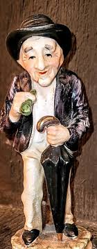 Vintage HOMCO Hand Painted Porcelain Figurine of Old Man ...