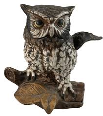 Vintage 70s HOMCO Classic Owl Figurines 5" Set Of 2 Ceramic Porcelain 1114 | eBay