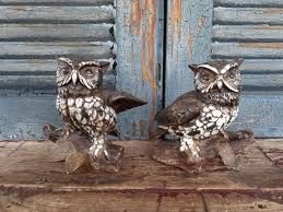 Vintage Homco Porcelain Owls 1970s Home Interiors 1114 - Etsy