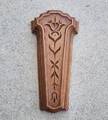 Vintage Homco Faux Wood Wall Pocket Vase: Floral Resin Planter - Etsy