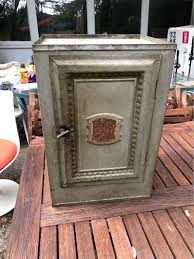 1930s Old Country Tin Bread & Cake Cabinet. Antique Tin pie ...