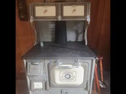 Antique Home Comfort wood burning cook stove Wrought Iron ...