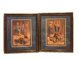 Vintage Little Boy Cowboy Framed Nursery Prints Country Farmhouse Boys Room | eBay