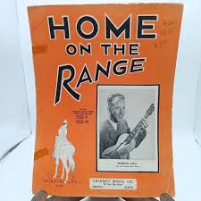 Vintage Sheet Music, Home on the Range by Wendell Hall ...
