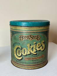 Vintage Cookie Tin Container, Homestyle Brand Jar, 1979 ...