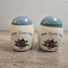 Home Sweet Home Farm House Salt & Pepper Shakers Set | eBay