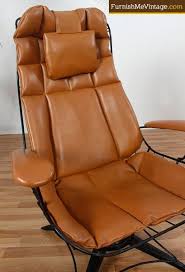 Mid century modern Homecrest reclining outdoor chair with ...