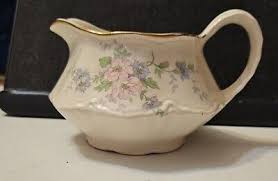 Vintage Homer Laughlin Creamer & Covered Sugar Bowl | eBay