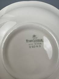 Vintage Homer Laughlin White w/ Floral + Gold Trim Saucers 6 ...