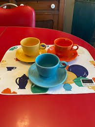 Vintage Fiesta (fiestaware) Teacup and Saucer Set/ 1960's ...