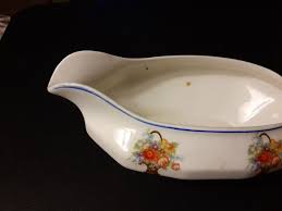Edwin M Knowles Vitreous China Gravy boat | eBay