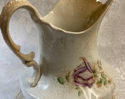 Laughlin Semi Vitreous Jug or Pitcher Colonial Shape - Etsy