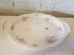 Antique Theodore Haviland Limoges Serving Dish w/ Pink Rose ...