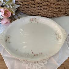 Antique East Palestine Pottery Co. (E.P.P. Co.) Oval Serving ...