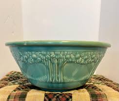 Vintage Homer Laughlin Mixing Bowl Apple/orange Trees - Etsy