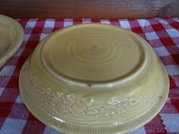 Vintage Oven Serve Butter Yellow Pie Plate,oval Platter, and Handled Bowl - Homer Laughlin - Etsy