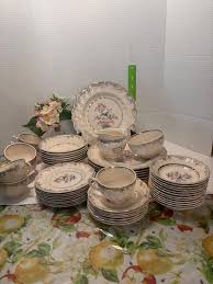 Vintage Johnson Bros Windsor China: Pink Floral, Gold Trim, Sold Separately - Etsy