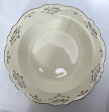 2 Vintage Homer Laughlin Virginia Rose Silver Rose Soup Bowl ...