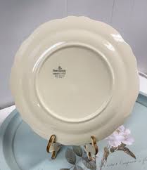 1960s Homer Laughlin Silver Rose Patrician Luncheon Plate ...