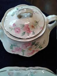 Vintage Homer Laughlin, Mixed Patterns, Pink Roses, 5 ...