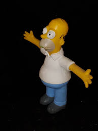 Vintage HOMER SIMPSON - 6" Bendable Rubber "THE SIMPSONS" TV ...