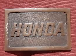 Vtg Honda Belt Buckle Brass 1970's Motorcycles Auto No ...