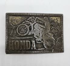 Vintage QG09106 Honda Motorcycles Solid Brass Baron Belt ...