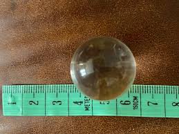 HUGE Pools of Light Sterling Silver Glass Orb Ball Crystal ...
