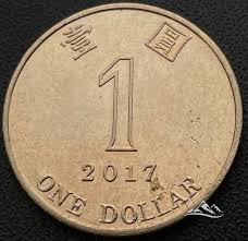 Hong Kong 1 dollar coin 2017. KM #69a. Bauhinia Orchid. Flowers. Plants | eBay