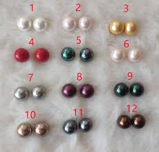 Jewelry Set, Classic White Shell Pearl Leopard Head Earrings ...