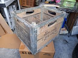 Wooden Milk Crate for sale | eBay