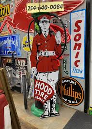 Antique Vintage Old Style Hood Tire Dealer Sign 70.5”! | eBay