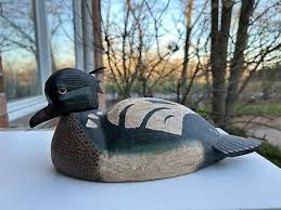 George Porter RARE Hand Carved Duck Decoy Wisconsin | eBay
