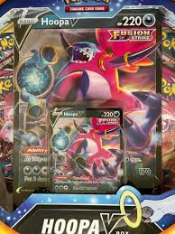 POKÉMON TRADING CARD GAME FUSION STRIKE HOOPA V BOX 2 Foil & 4 Packs | eBay
