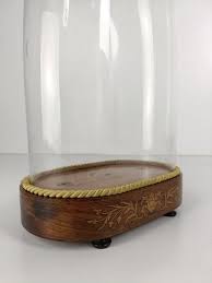 Antique Victorian Oval Hand Blown Glass Globe Dome Doll Clock 15.55"H 10.23"W5.7 | eBay