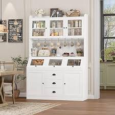 Amazon.com: HIFIT 71.4” H Kitchen Pantry Storage Cabinet ...