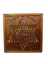 Vtg Wooden Chinese Checkers Game Board Only 15.75" Square | eBay UK