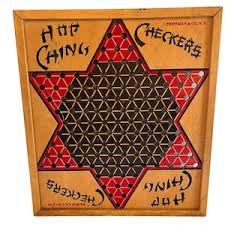 Vintage Hop Ching Game Board~ Industrial Functional Art Piece ~chinese Checkers~ Rustic Wooden Board Game~ Wall Decor for Game Room - Etsy