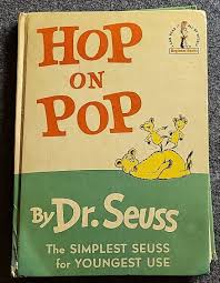 1963 Hop on Pop by Dr Seuss HC 1st Ed The Simplest Seuss for ...
