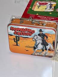 2000 Hallmark Keepsake Ornament Western Lunch Box and Thermos Set Miniature Hopalong Cassidy Cowboy Metal Lunch Box Lunchbox MIP - Etsy