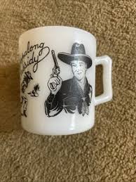 Hopalong Cassidy Milk Glass | eBay